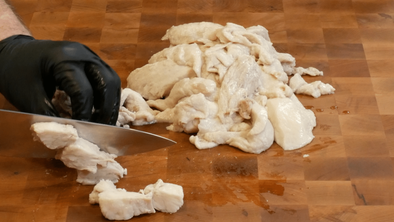 Cutting Fat for Making Tallow